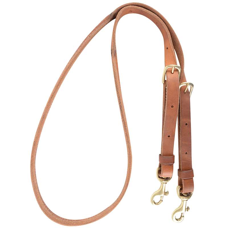 Cashel Adjustable Rolled Barrel Rein Buckle and Keeper Snap Ends