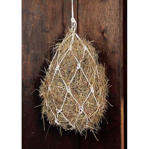 Equiessent Rope Hay Net-White