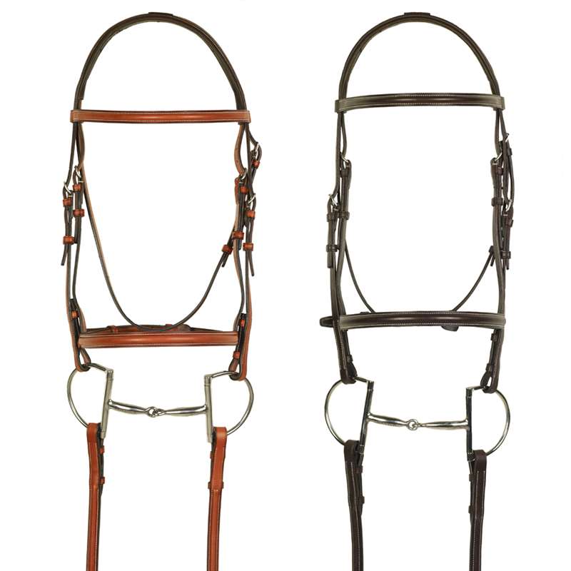 Aramas; Plain Raised Bridle with Lace Reins