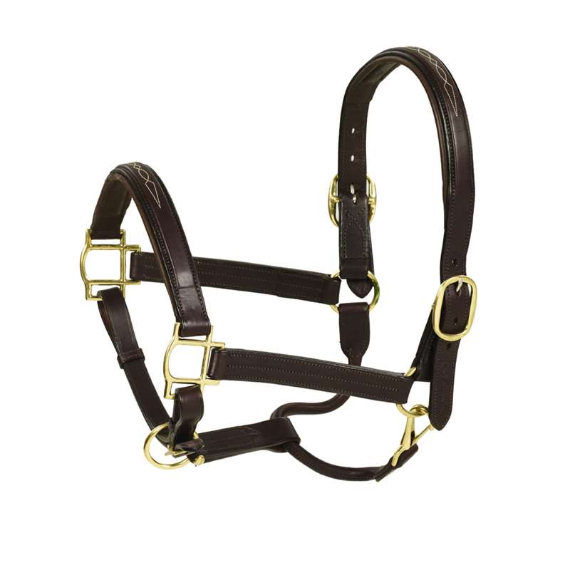 Aramas Leather Fancy Square Raised Padded Halter