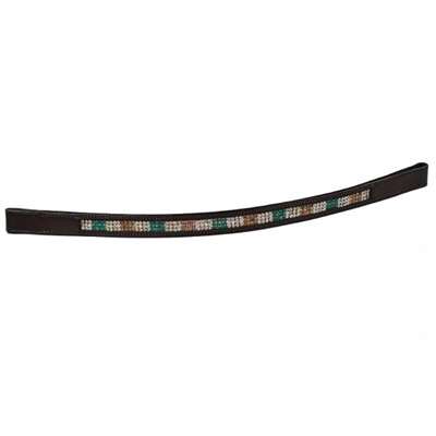 Triple Crystal Browband 3/4