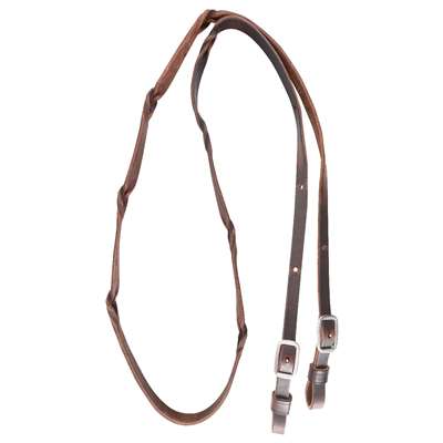 Martin Saddlery Latigo Braided 2-Strand Barrel Rein 5/8-inch Thick Buckle Ends