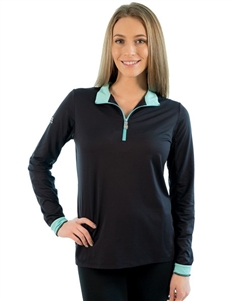 Kastel Charlotte Signature Collection Black with Turquoise Trim