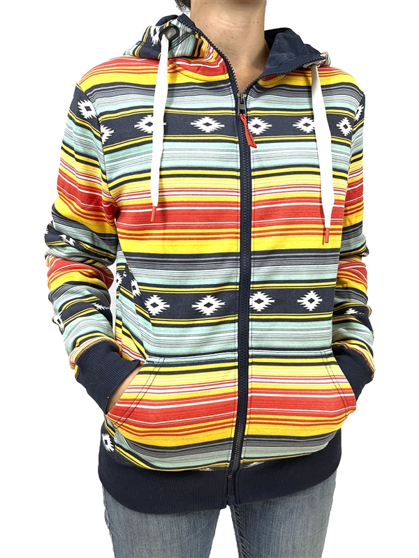 Sweatshirt-Cruel-Zip-Up-Hoodie-Serape