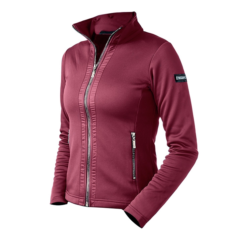 Equestrian Stockholm Fleece Riding Jacket in Winter Rose