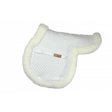 Fleeceworks Classic Original Sheepskin Close Contact Full Trim Saddle Pad