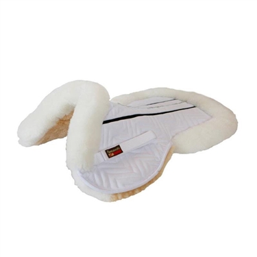 Fleeceworks FXK Technology Sheepskin Halfpad with Rolled Edge Dressage