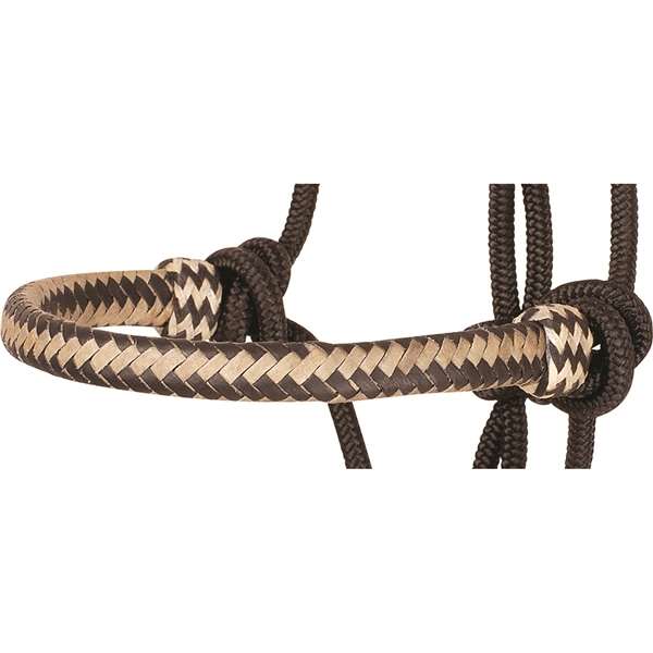 Braided 2-Tone Rawhide Rope Halter