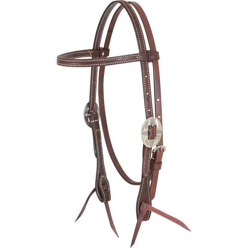 Martin Saddlery Browband Headstall with Guthrie Buckles