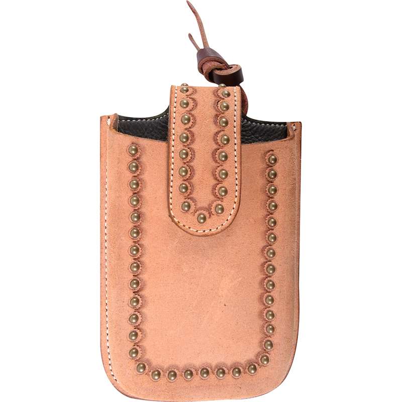 Martin Saddlery Smart Phone Holder with Copper Dots