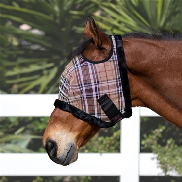 Fly Mask with Fleece Trim