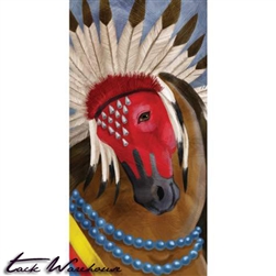 Pawnee Warrior Horse Canvas Wall Art