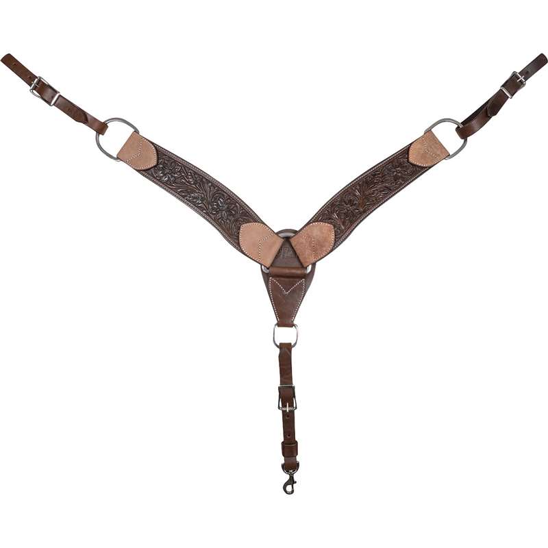 Cashel 2.75-inch Breastcollar with Desert Flower Tooling