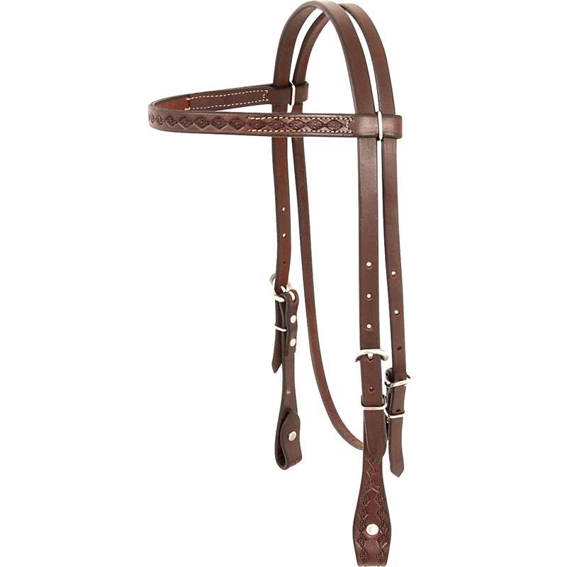 Cashel Browband Headstall with Diamond Tooling