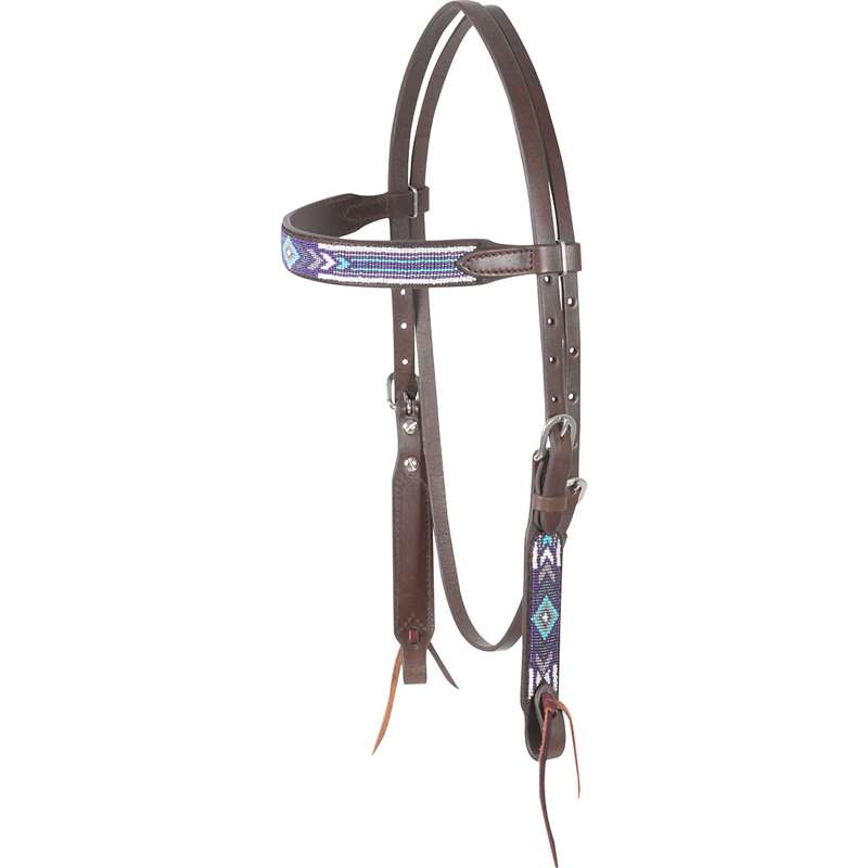 Cashel Beaded Wave Browband Headstall