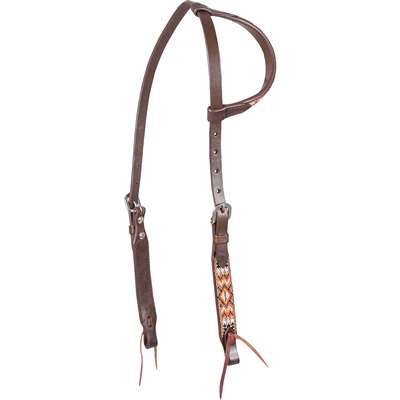 Cashel Beaded Southwest Slip Ear Headstall