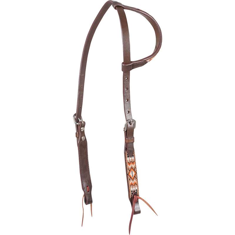 Cashel Beaded Southwest Slip Ear Headstall