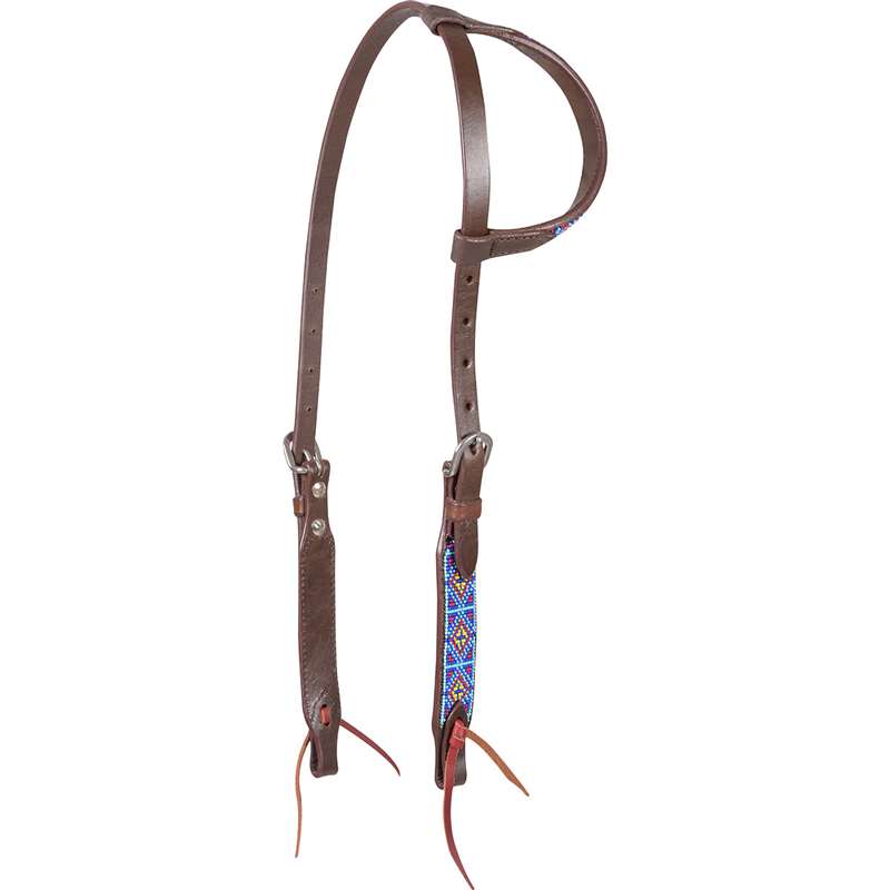 Cashel Beaded Diamond Slip Ear Headstall