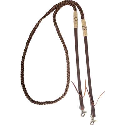 Cashel Adjustable Flat Braid Roping Rein