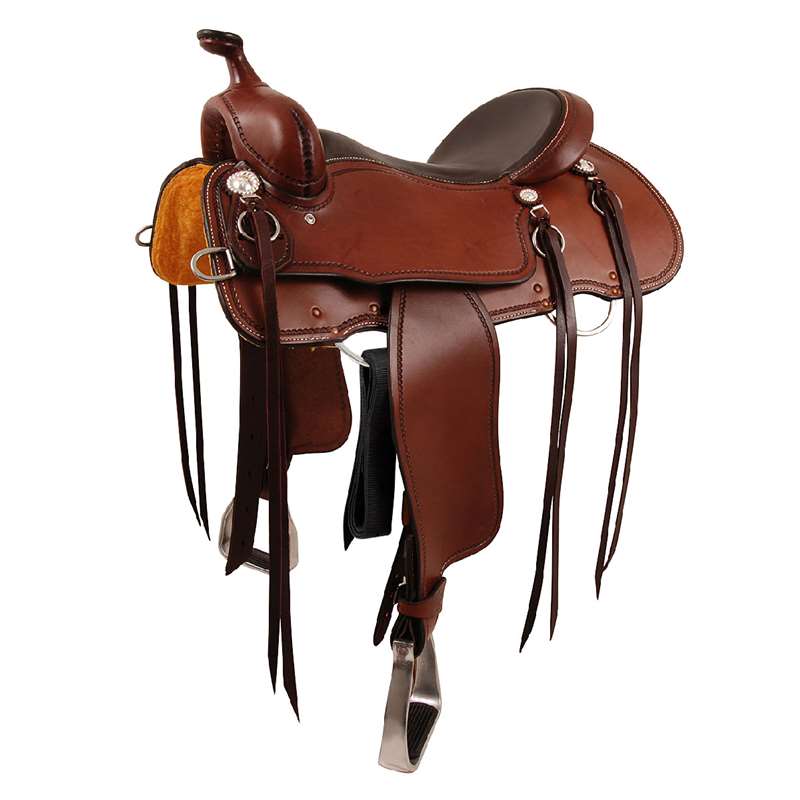 Cashel Trailblazer Saddle with 6.5-inch Gullet and Mini Camo Tooling
