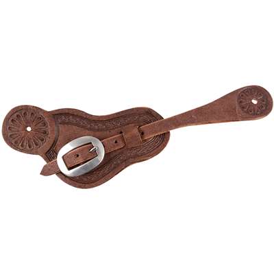 Martin Saddlery Buckaroo Spurstraps with San Carlos Tooling