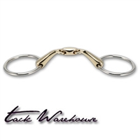 STUBBEN ANGLED LOOSE RING SNAFFLE BIT WITH SWEET COPPER MOUTH