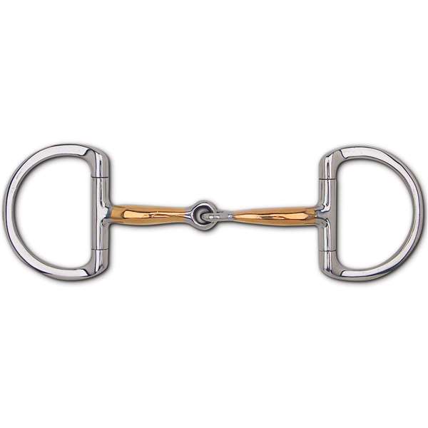 Copper Thin Snaffle Dee - 3 1/4" Ringsby Tokla, Size: 5"