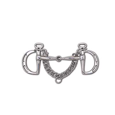 Stainless Steel Snaffle Uxeter Kimberwick - 3 1/2" Cheek, Size: 5 1/2", 5 3/4'', 5"