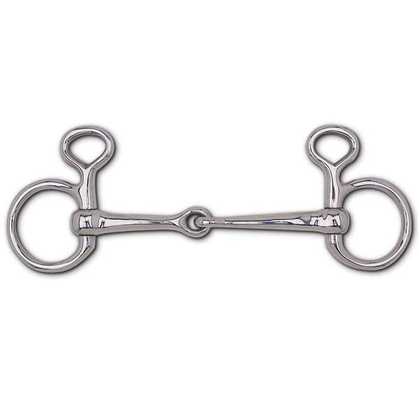 14mm Snaffle Baucher - 2" Rings, Size: 5 1/2", 5 1/4", 5"