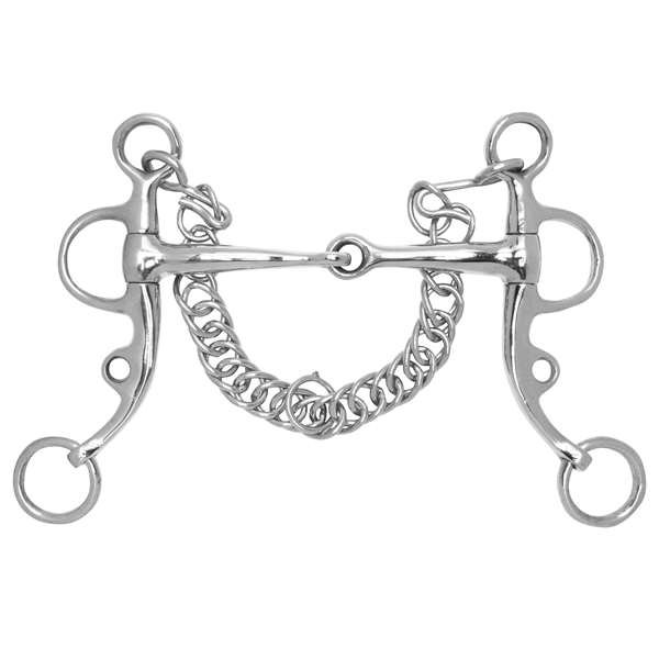 Argentine Tom Thumb Snaffle, Size: 5"