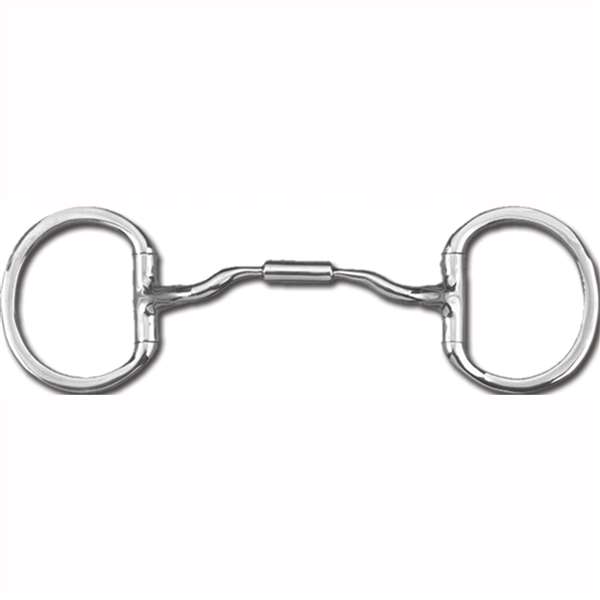 Myler Eggbutt without Hooks Low Port Comfort Snaffle MB 04, Size: 5 1/2", 5", 6"