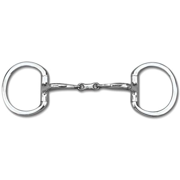 Myler Eggbutt without Hooks French Link Snaffle MB 10, Size: 5"