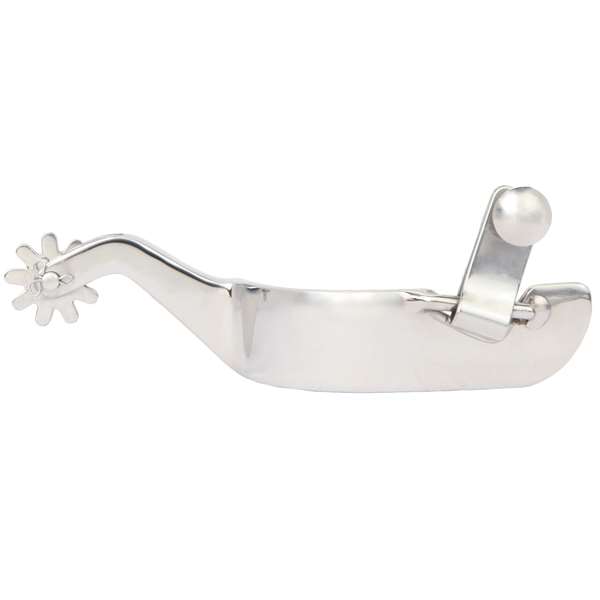 Myler Stainless Steel Spur with 1" Band and 9 Point Rowel