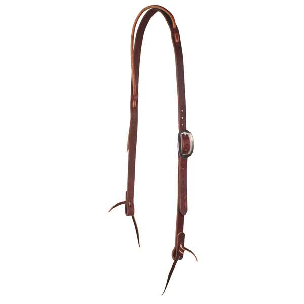 Lace Ear 5/8 Burgundy Headstall/Harness Leather Ear