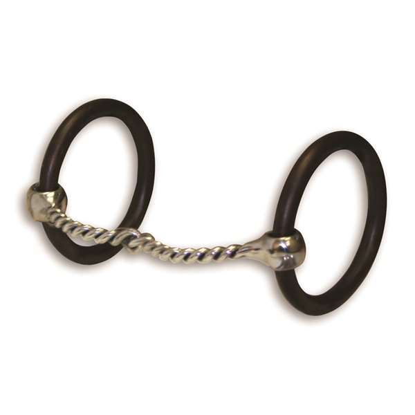 Bob Avila Bit Collection by Professional's Choice Sweet Iron Twist Ring Snaffle Bit