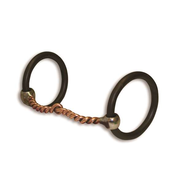 Copper Twist Mouth Snaffle Bit