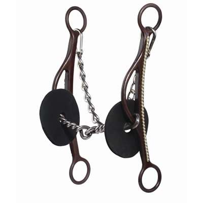 The Brittany Pozzi Collection by Professional's Choice Long Gag Twisted Wire Snaffle