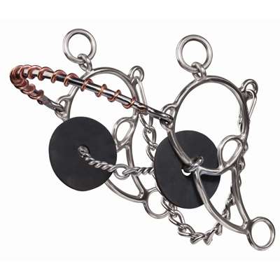 The Brittany Pozzi Collection by Professional's Choice Combo Twisted Wire Snaffle