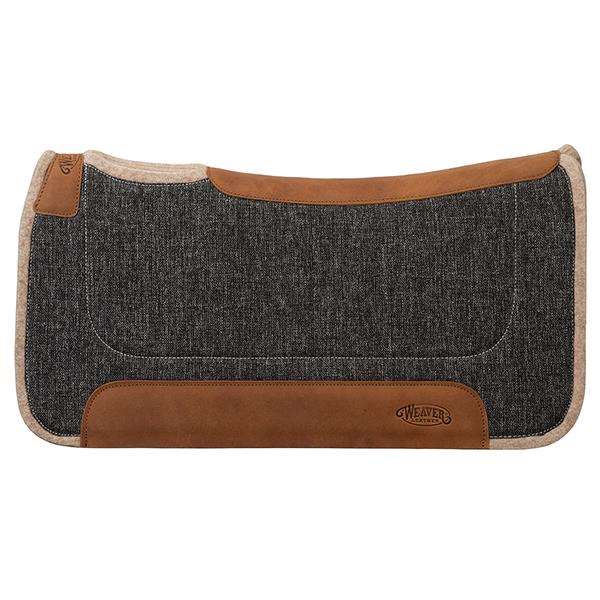 Contoured Jute Wool Blend Felt Saddle Pad