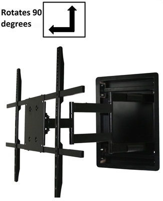 ASM-530L Recessed Inwall Box for 36" - 70"