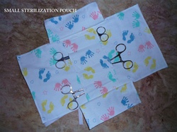 Small Flannel Sterilization Pouch - Suture Kit