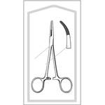 Kelly Forceps Curved 5.5", Sterile