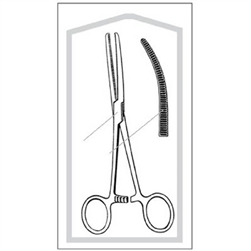 Sklar Economy Rochester-Pean Forceps, 6.25", Curved, Sterile