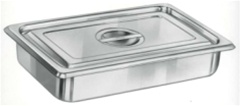 Instrument Tray, Stainless Steel with Lid