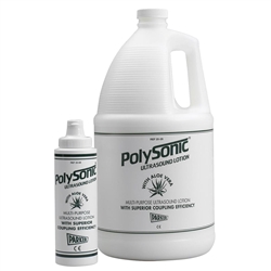 Polysonic Ultrasound Lotion with Aloe, 1 gallon