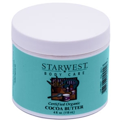 Organic Cocoa Butter (Refined) - 4 ounces