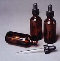 Amber Tincture Bottles with Dropper, 2 ounce