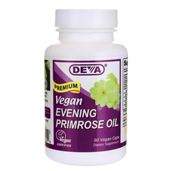Deva Vegan Evening Primrose Oil, 90 Caps