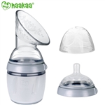 Haakaa Gen 3 Silicone Breast Pump and Bottle Set, 6 oz/160ml