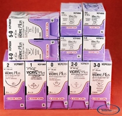 Ethicon 4/0 RB-1 27" Coated Vicryl Rapide Undyed Suture VR214